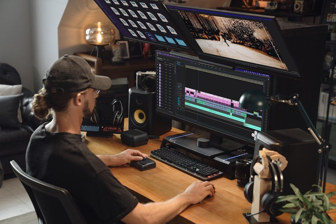 film composer at work