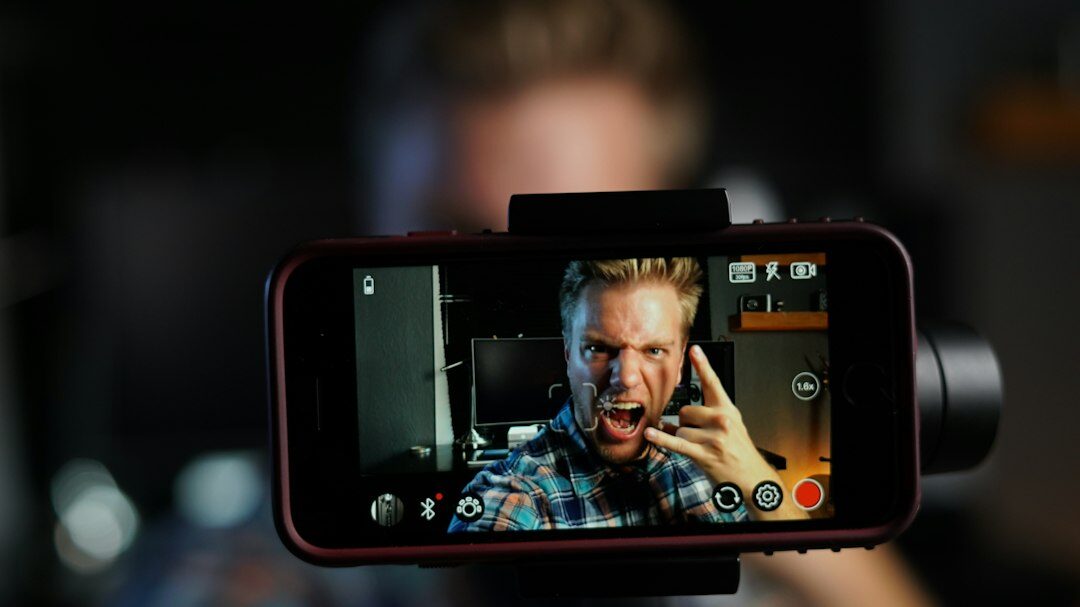 filmmaker using smartphone