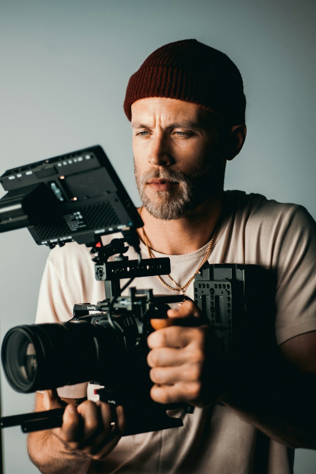 filmmaker with camera