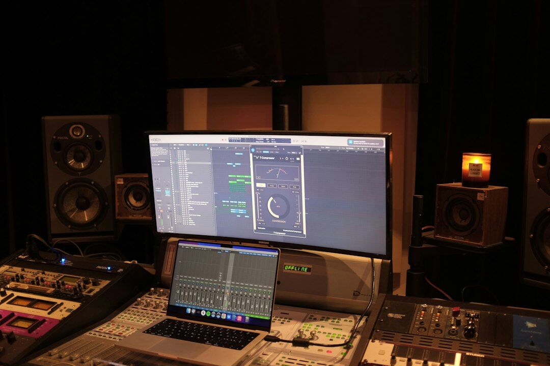 sound mixing in studio